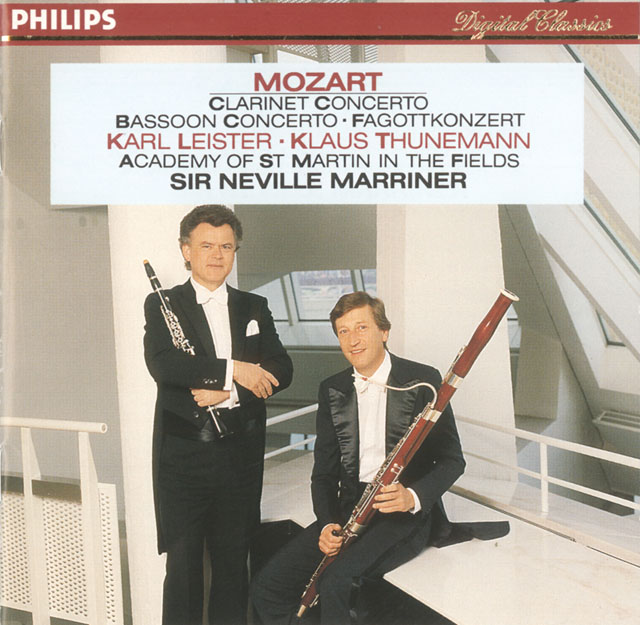 Mozart: Clarinet Concerto - Bassoon Concerto - Fagottkonzert